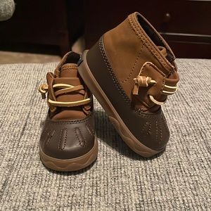 Brown Infant Sperry Duck Boots